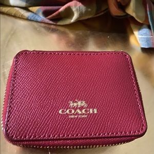 Coach Triple Pill Box - Red